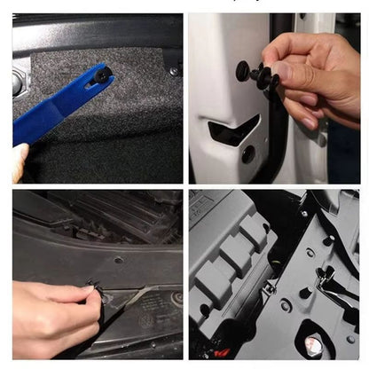 Universal 8mm Plastic Car Rivet Fasteners  Durable Fender  Bumper Clips For Toyota Kia Nissan And Y 5