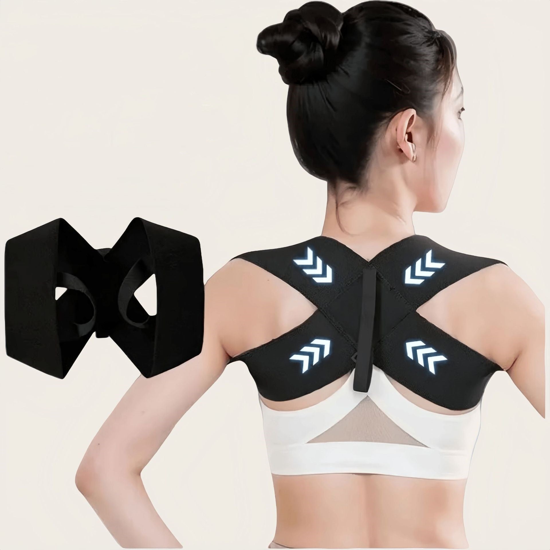 Upper Back Neck Brace, Adjustable Posture Corrector Belt, Clavicle Spine Support, Reshape Your Body, Home Office Sport