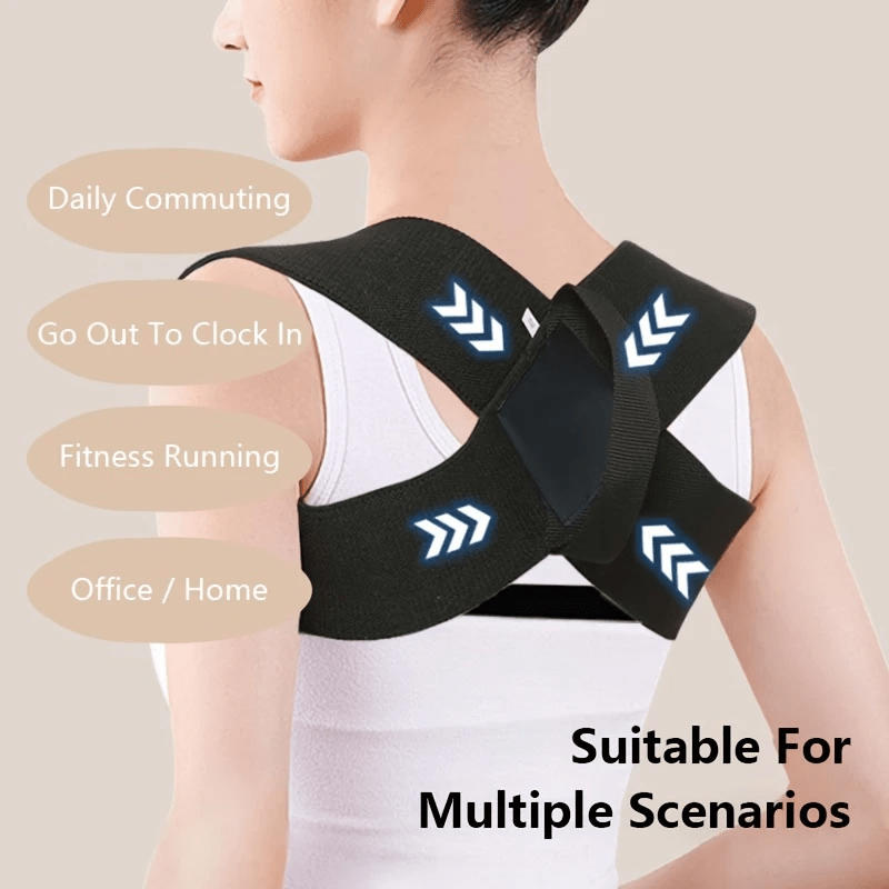 Upper Back Neck Brace Adjustable Posture Corrector Belt Clavicle Spine Support Reshape Your Body Ho 2