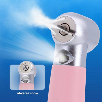 Pink Precision Dental Handpiece – High-Speed Ceramic Bearing Tool with LED Light and Water Spray