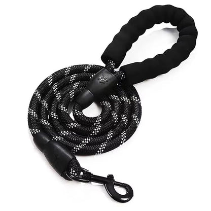Durable Reflective Dog Leash  HeavyDuty Nylon Lead For Small Medium  Large Dogs 7