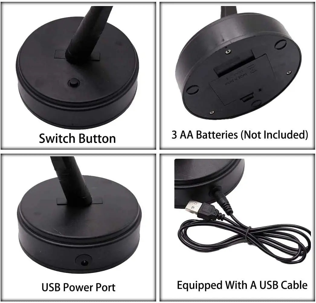Artificial Bonsai Tree Night Light, USB and Battery Powered, Touch Switch Cherry Blossom, Desktop LED Lamp Decor