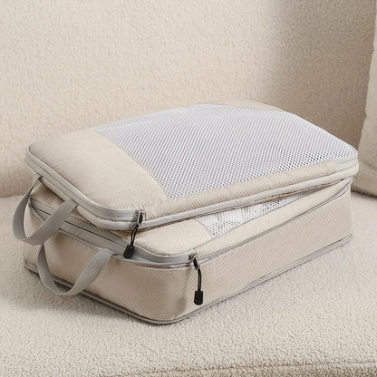 Travel Bag Luggage Organizer, Compression Cube Set, Carry-On Travel Essentials