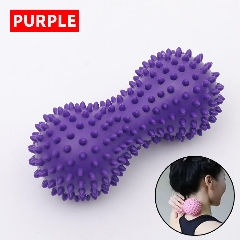 Myofascial Ball For Foot Fasciitis Peanut Double Spike Ball Foot Massage Roller Fitness Ball Back A 4