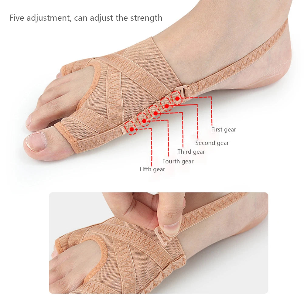 Title Option 2: Lightweight Breathable Toe Separator, Mesh Thumb Valgus Corrector, Bigfoot Bone Overlapping Corrector