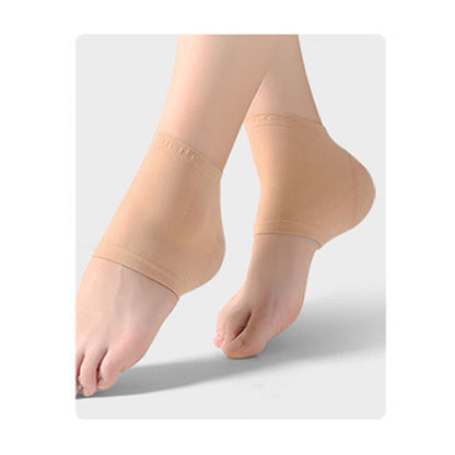 Anti Crack Heel Socks, Plantar Fasciitis Support, Elastic Cloth for Achilles Tendonitis, Calluses Cracked Feet Relief