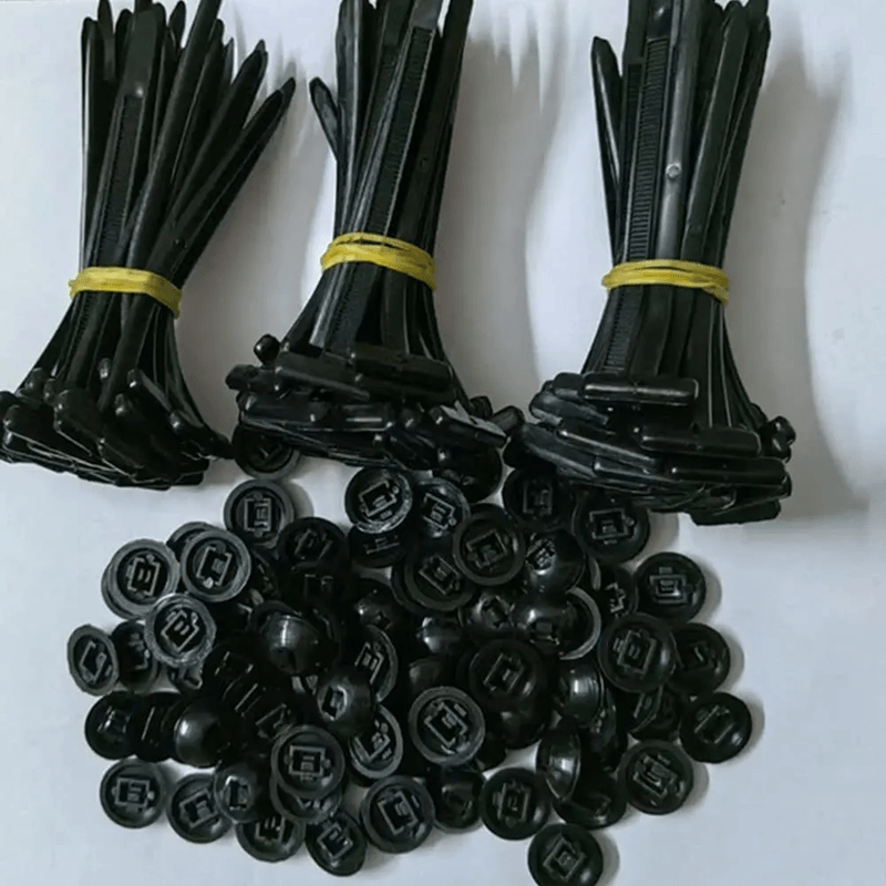 GripLock 100 Pack Heavy Duty Nylon Cable Ties With Self Locking Design 3