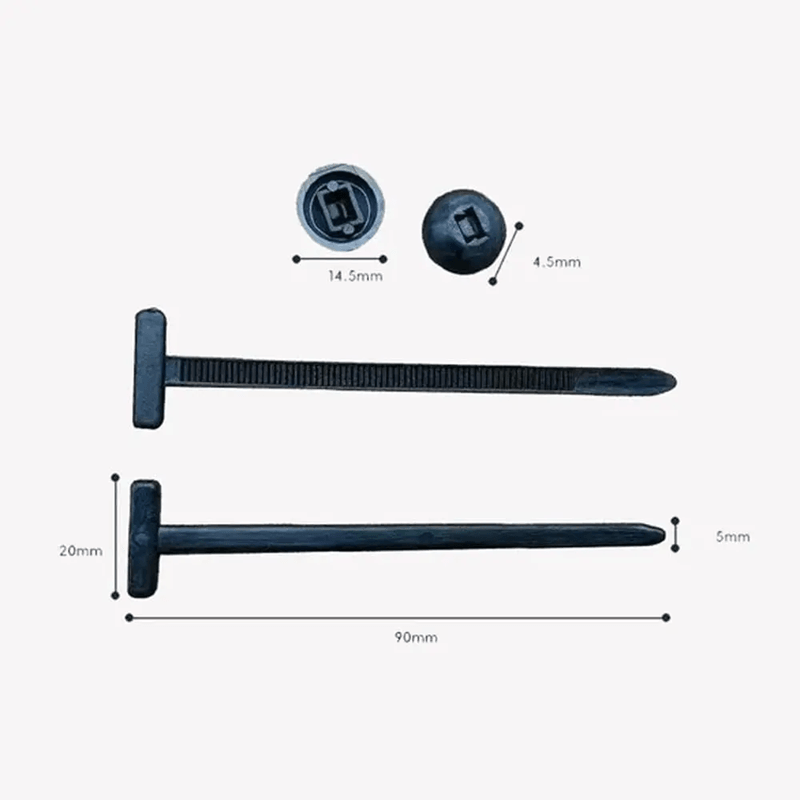 GripLock 100 Pack Heavy Duty Nylon Cable Ties With Self Locking Design 6