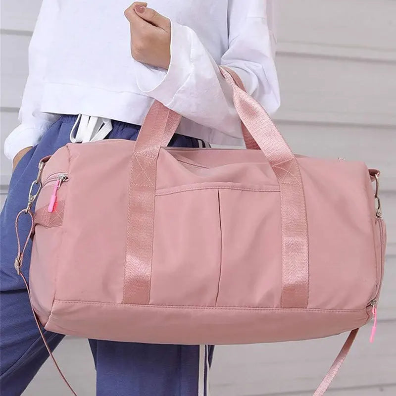 Sports Gym Duffel Bag For Men And Women Travel Workout Fitness Bag With Shoes Compartment Wet Pocke 5