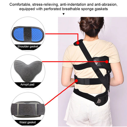 Adjustable Scoliosis Posture Corrector Spinal Auxiliary Orthosis Brace Back Recovery Support For Le