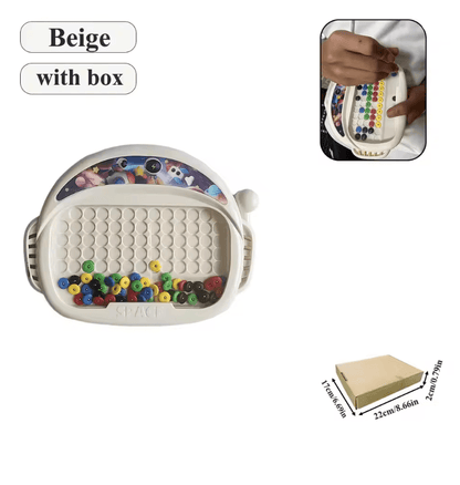 MagnoFun Kids Magnetic Drawing Board With Pen And Beads 7