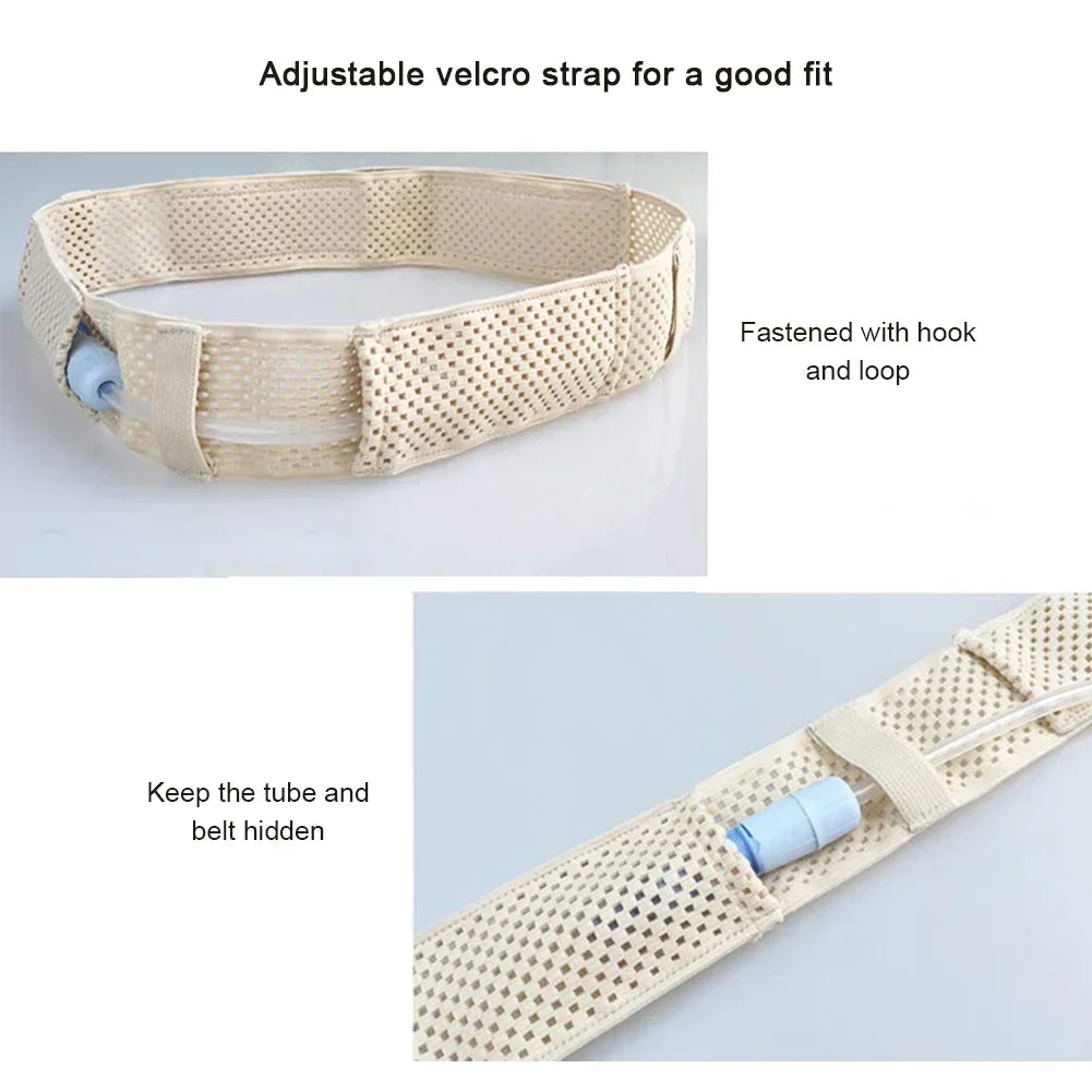 Catheter Protector Adjustable Abdominal Belt Peritoneal Dialysis Waist Belt Catheter Fixation Devic