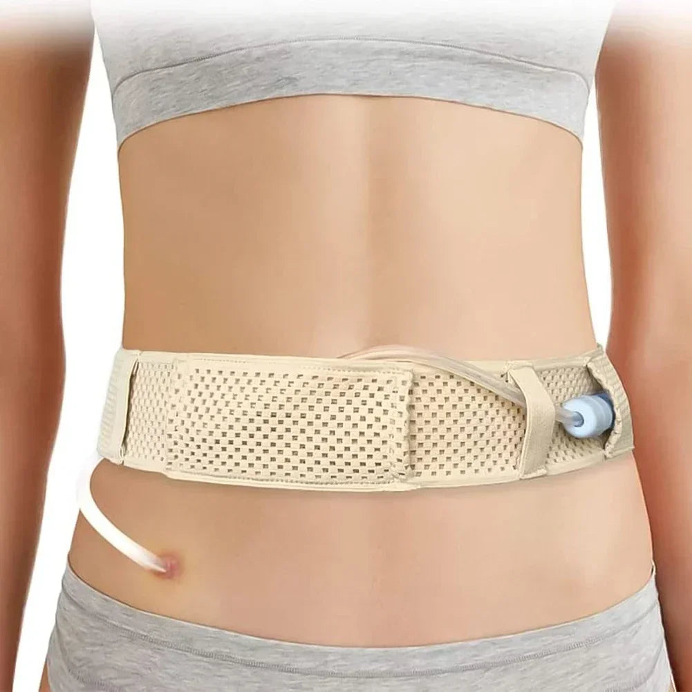 Catheter Protector Adjustable Abdominal Belt Peritoneal Dialysis Waist Belt Catheter Fixation Devic