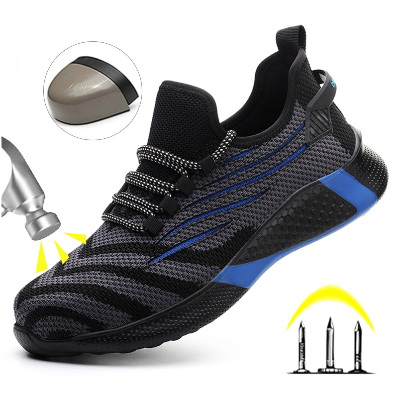 Indestructible Men Work Shoes Safety Boots Lightweight Sneakers Antipuncture Work Shoes Men Boots 4