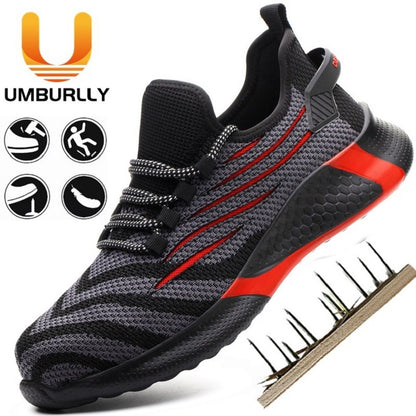 Indestructible Men Work Shoes Safety Boots Lightweight Sneakers Antipuncture Work Shoes Men Boots 3