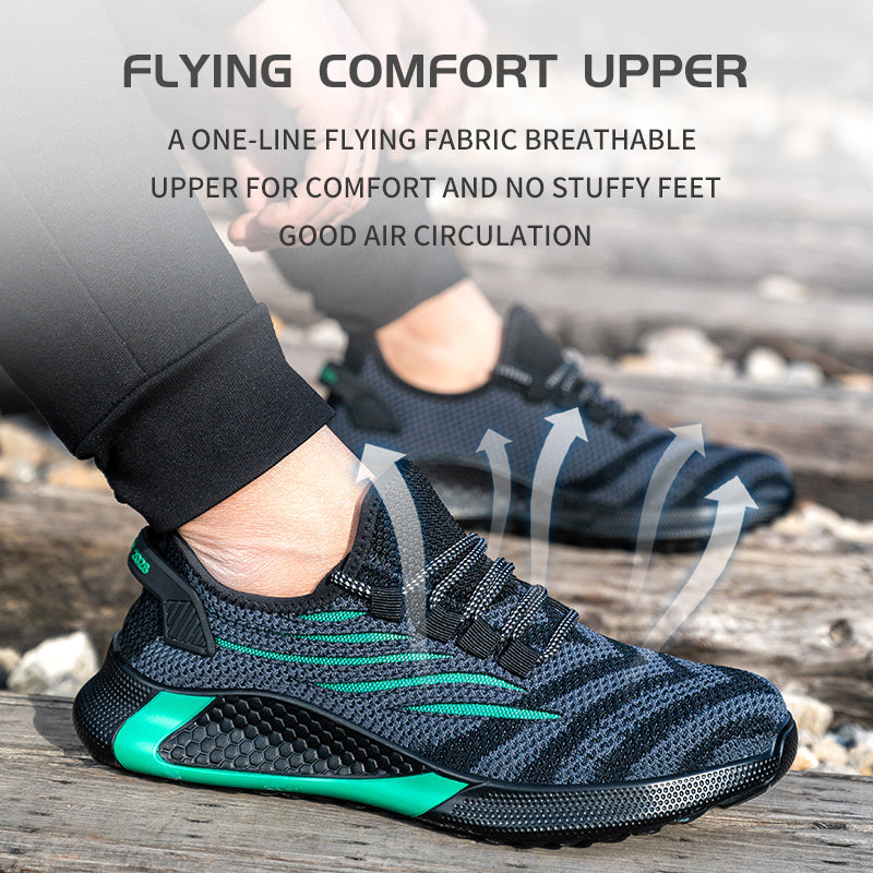 Indestructible Men Work Shoes Safety Boots Lightweight Sneakers Antipuncture Work Shoes Men Boots 1