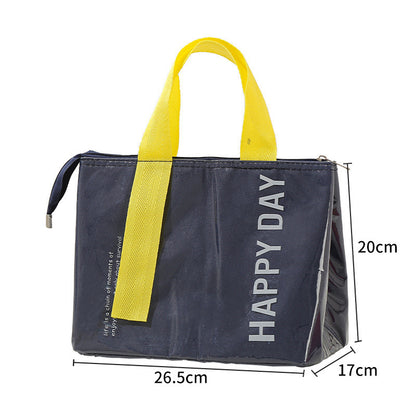 Large Capacity Picnic Bag Portable Insulation Pack HeavyDuty Aluminum Foil Lunch Food Storage 8