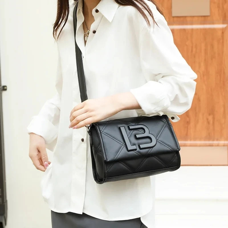 Vintage Flap Messenger Lattice Thread Envelope Bag Women Casual Bags Luxury Designer Handbags Clutc 3