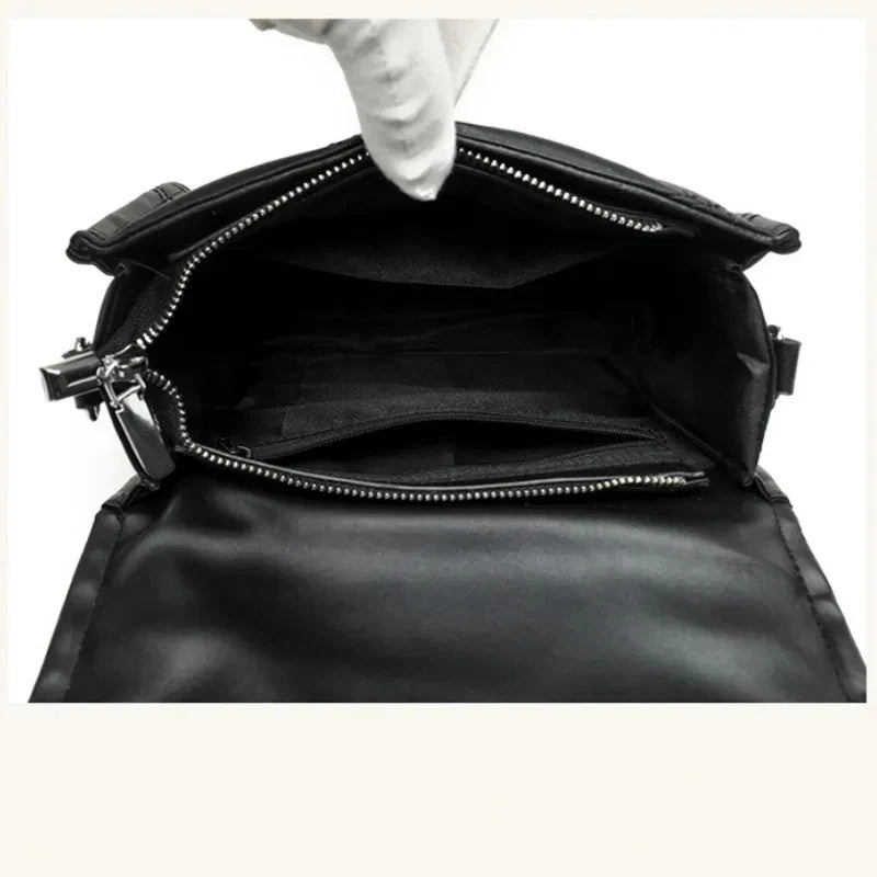 Vintage Flap Messenger Lattice Thread Envelope Bag Women Casual Bags Luxury Designer Handbags Clutc 4