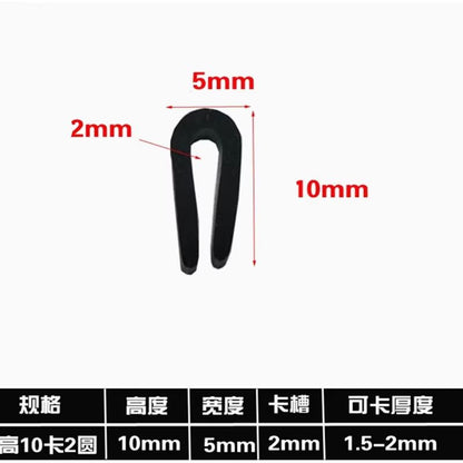 HeavyDuty Rubber Edge Trim U Channel  OilResistant Protective Seal Strip For Cars Machinery  Furnit 12