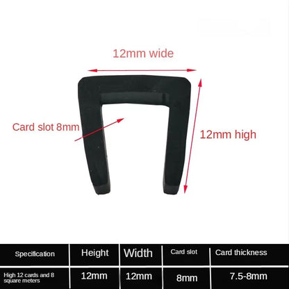 HeavyDuty Rubber Edge Trim U Channel  OilResistant Protective Seal Strip For Cars Machinery  Furnit 16