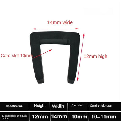 HeavyDuty Rubber Edge Trim U Channel  OilResistant Protective Seal Strip For Cars Machinery  Furnit 17