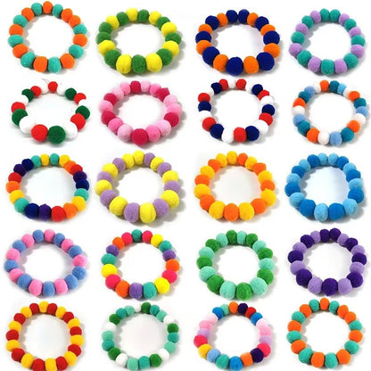 30Piece Pet Bow Tie  Collar Set  Rainbow Flower Dog Neckties And Cat Accessories For Grooming  Styl 4