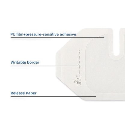 Waterproof Dressing Patch PU Transparent Visual Retained Plaster Invisible Fitting Catheter Fixatio 5