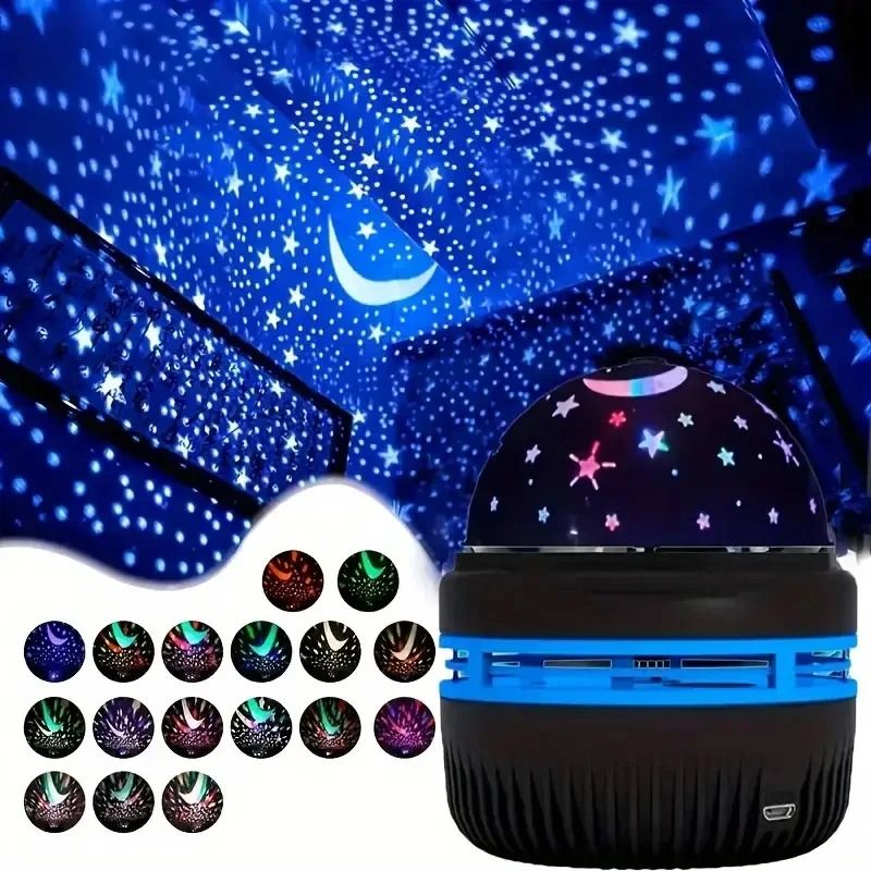 Starry Sky Rotating Projector Lamp