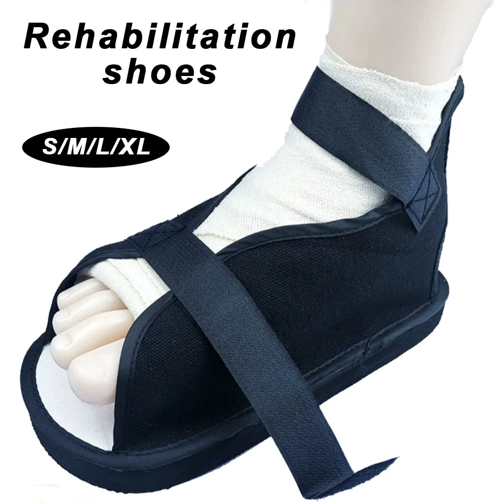 Adjustable Walking Cast Shoe Shock Absorbing Anti Slip Rehabilitation Gypsum Shoe For Swollen Foot  1