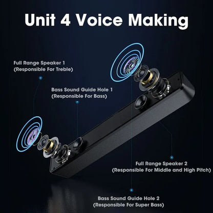 4D Surround Soundbar Home Speaker 4