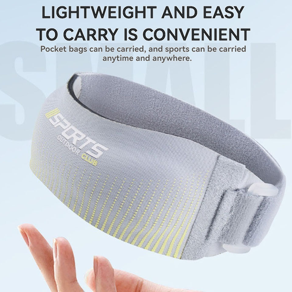 Adjustable Knee Sleeve, Sports Patella Strap, Compression Knee Pads, Shock Absorption Support, Outdoor Running