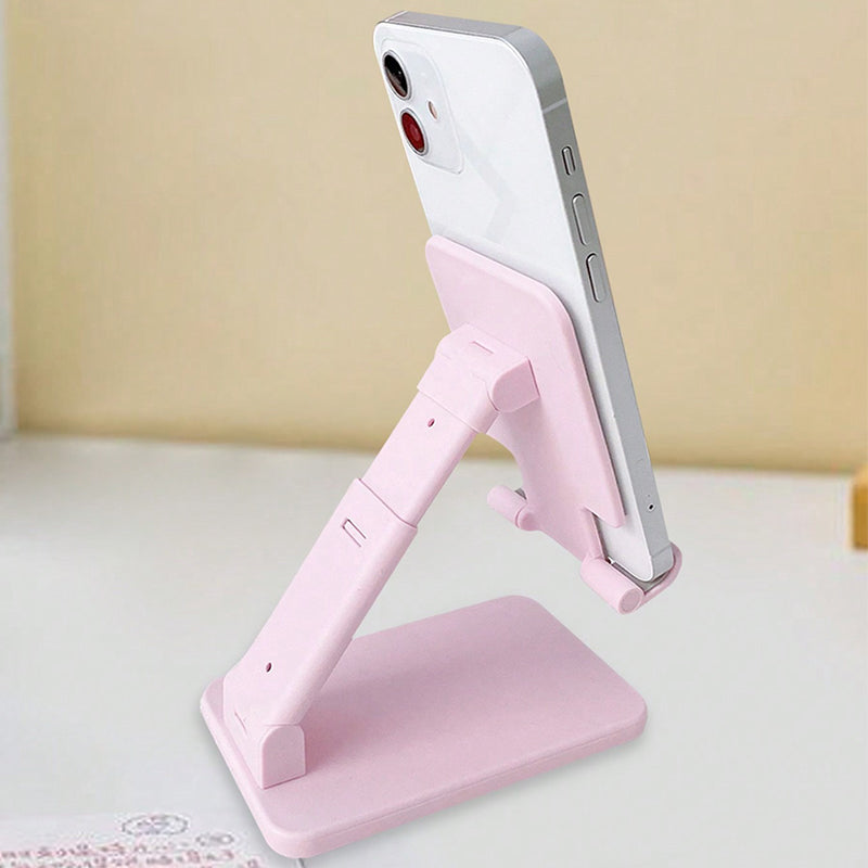 Mobile Phone Support, Adjustable Height Cell Phone Stand, Universal Desktop Phone Holder for Smart Phones Desk Accessory