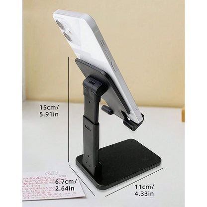 Mobile Phone Support, Adjustable Height Cell Phone Stand, Universal Desktop Phone Holder for Smart Phones Desk Accessory