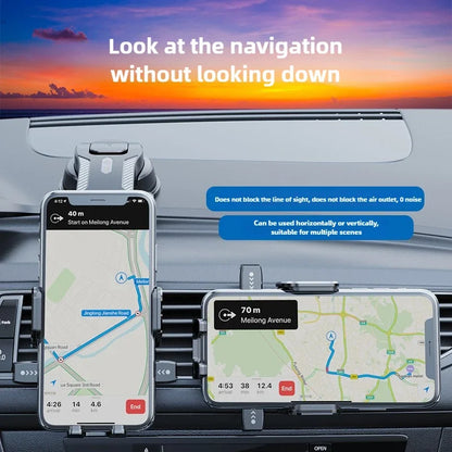 Universal Suction Cup Car Phone Holder, New Model, Stable In-Car Interior Navigation Mount Stand