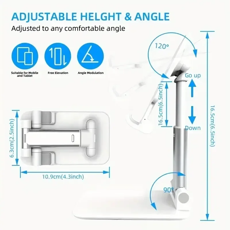 Adjustable Desktop Tablet Holder Desk Mobile Phone Holder Stand Universal Table Cell Phones Stand 1