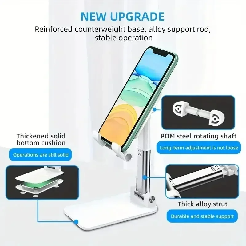 Adjustable Desktop Tablet Holder Desk Mobile Phone Holder Stand Universal Table Cell Phones Stand 3