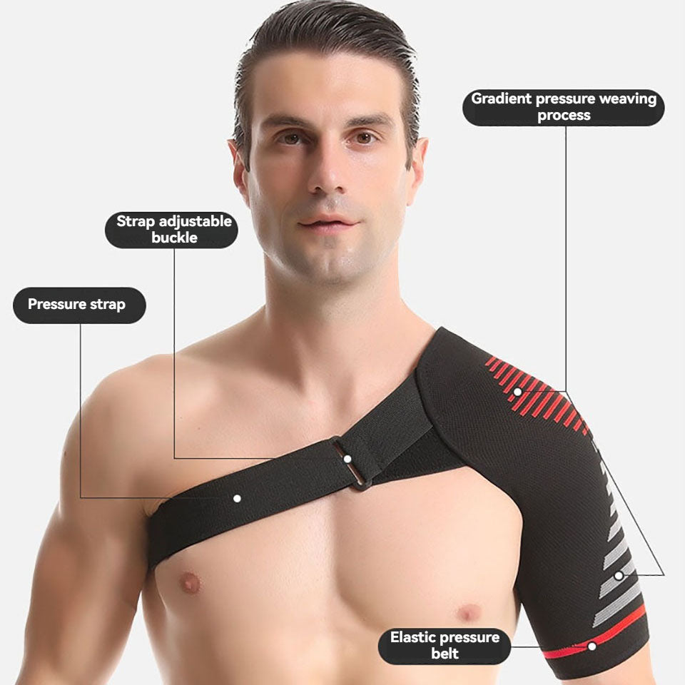 Sports Strap Shoulder Pads Adjustable Elastic Shoulder Strap Compression Joint Brace Fitness Sprain 1