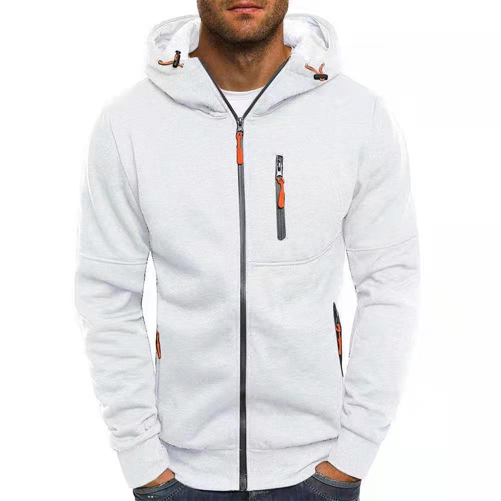 Mens Jacquard Hoodie Premium Fleece Pullover Brand Hooded Sweatshirt For Men Comfort Fit Streetwear 8