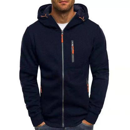 Mens Jacquard Hoodie Premium Fleece Pullover Brand Hooded Sweatshirt For Men Comfort Fit Streetwear 10