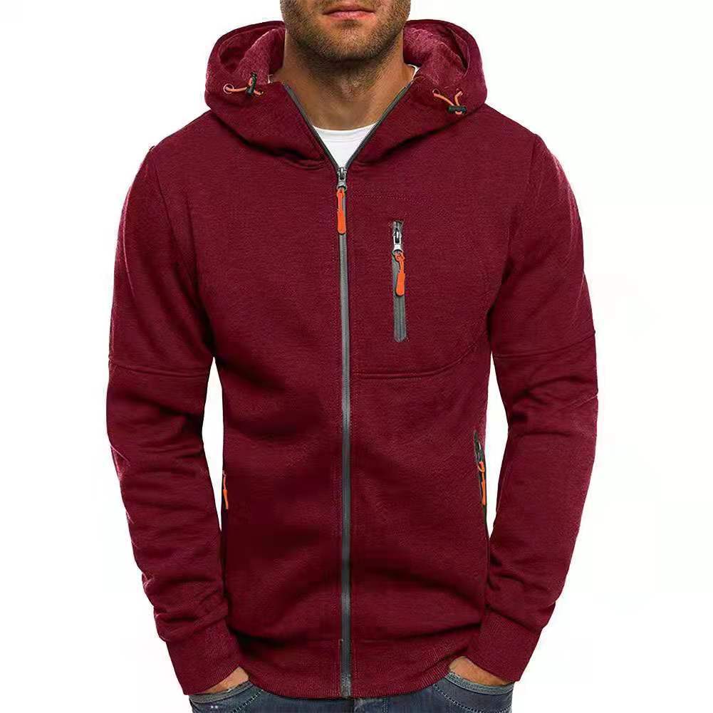 Mens Jacquard Hoodie Premium Fleece Pullover Brand Hooded Sweatshirt For Men Comfort Fit Streetwear 13