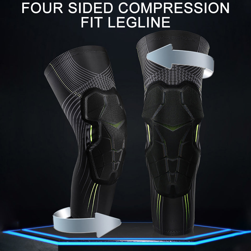 Crashproof Sports Knee Support Pad, Elastic Empowered, Volleyball Basketball Protective Sleeve
