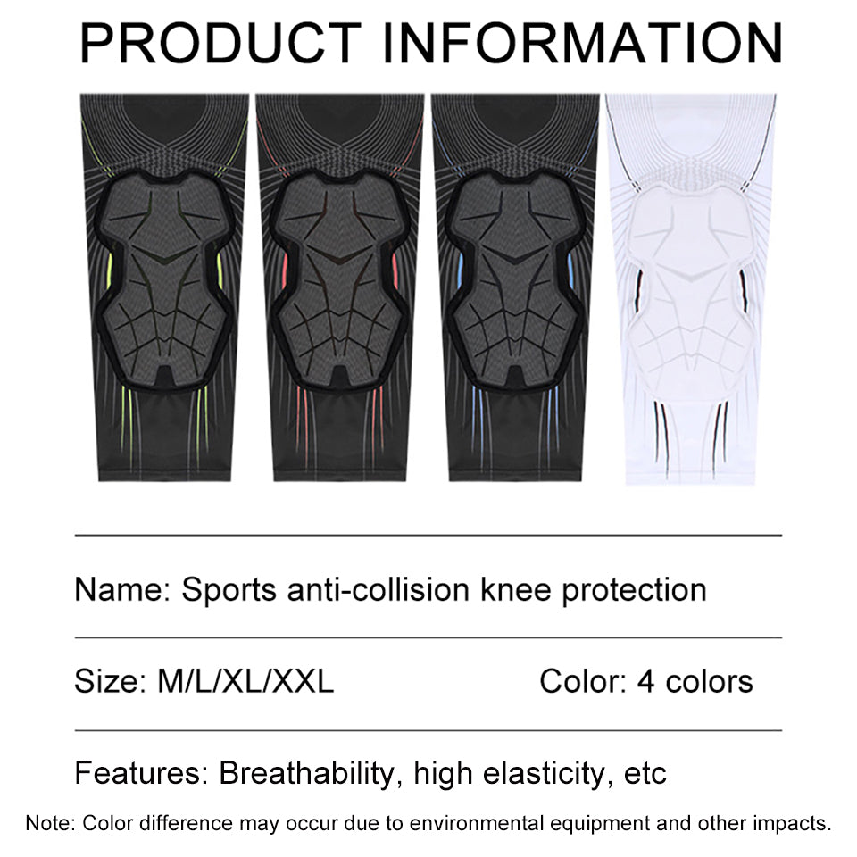 Crashproof Sports Knee Support Pad, Elastic Empowered, Volleyball Basketball Protective Sleeve