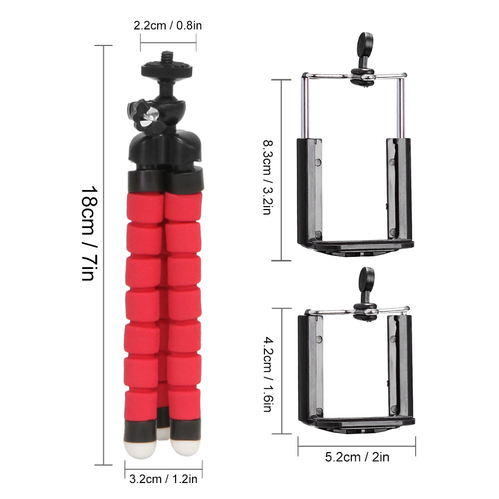 Adjustable Mini Tripod, Universal Mobile Phone Holder, Desk Stand, Selfie Stick Mount for Home, Bed, Desktop, Outdoor