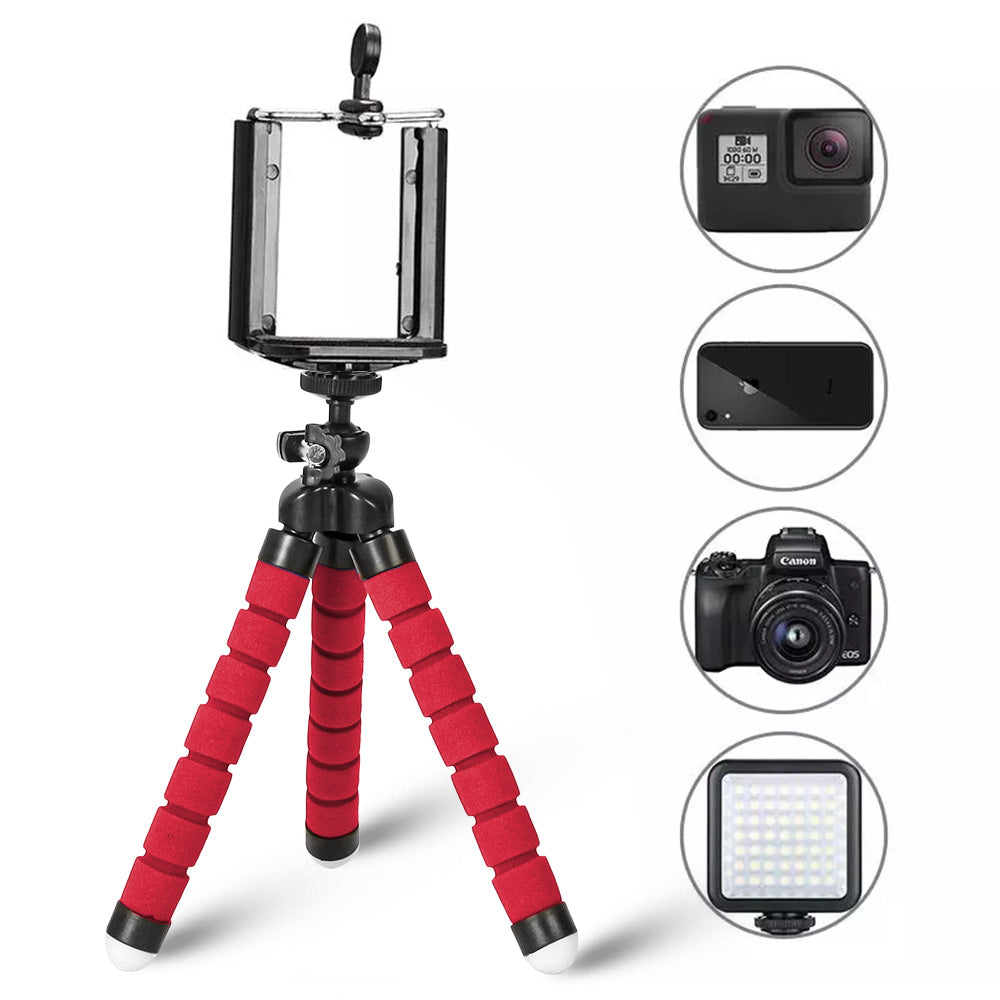 Adjustable Mini Tripod, Universal Mobile Phone Holder, Desk Stand, Selfie Stick Mount for Home, Bed, Desktop, Outdoor