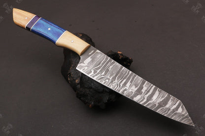Damascus Steel Professional Chef Knife  Bone Handle Design 3