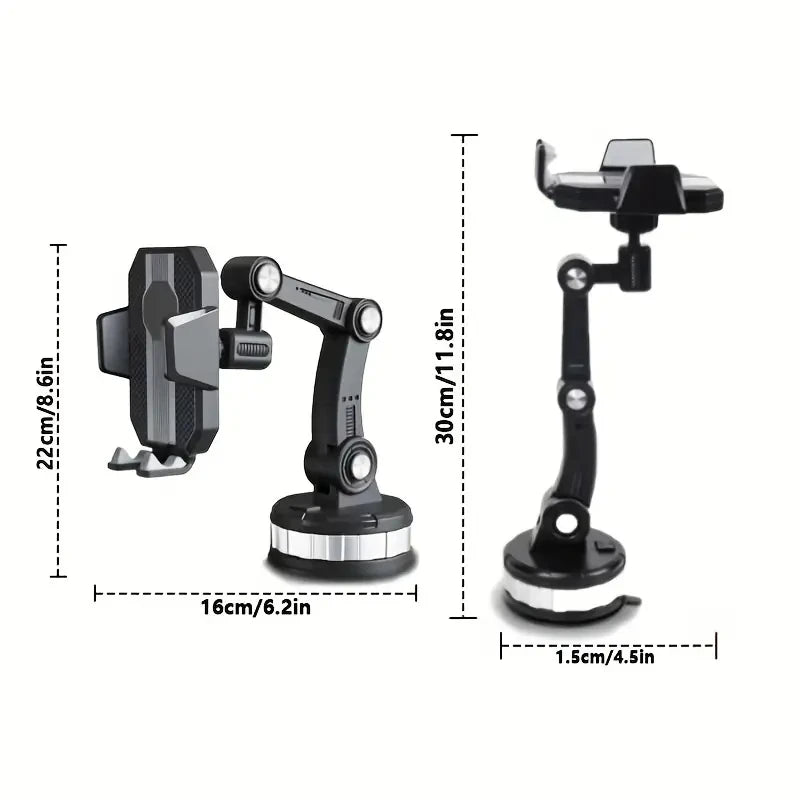 Universal Car Phone Stand Bracket 360 Rotating Sucker Holder GPS Navigation Mount For Driving And T 4