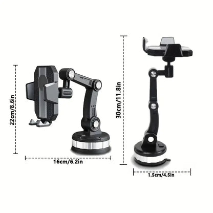 Universal Car Phone Stand Bracket 360 Rotating Sucker Holder GPS Navigation Mount For Driving And T 4