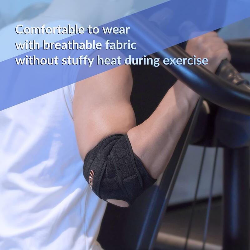 Elbow Support Elbow Brace Compression Arm Sleeve Tennis Golfers Weight Lifting Arthritis Tendonitis 3