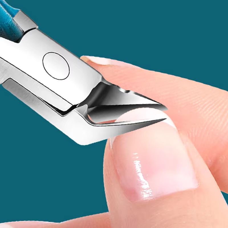 Premium Stainless Steel Toenail Clipper  Straight Blade For Ingrown  Thick Nails  Sharp Precision T 2